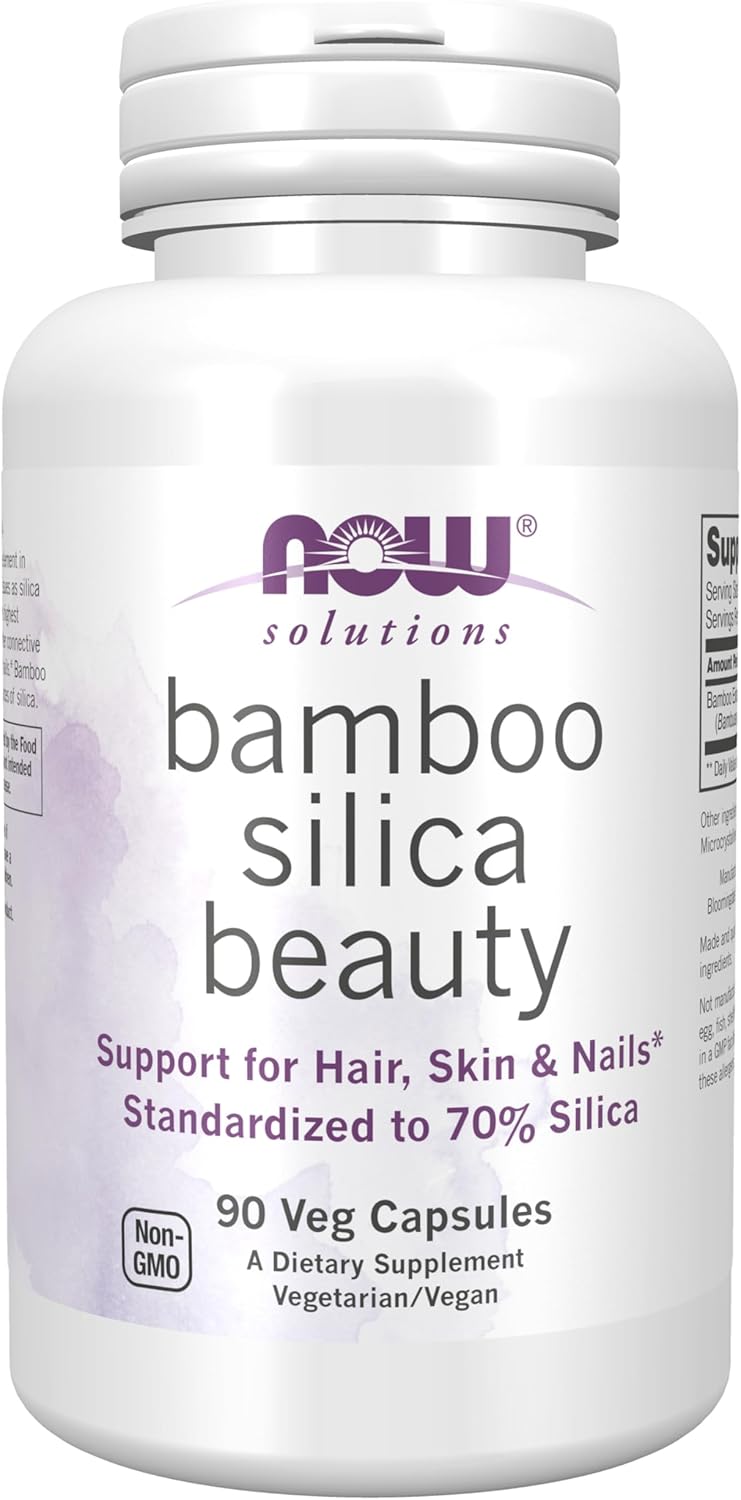 Bamboo silica capsules, plant silicon for collagen and extracellular matrix support