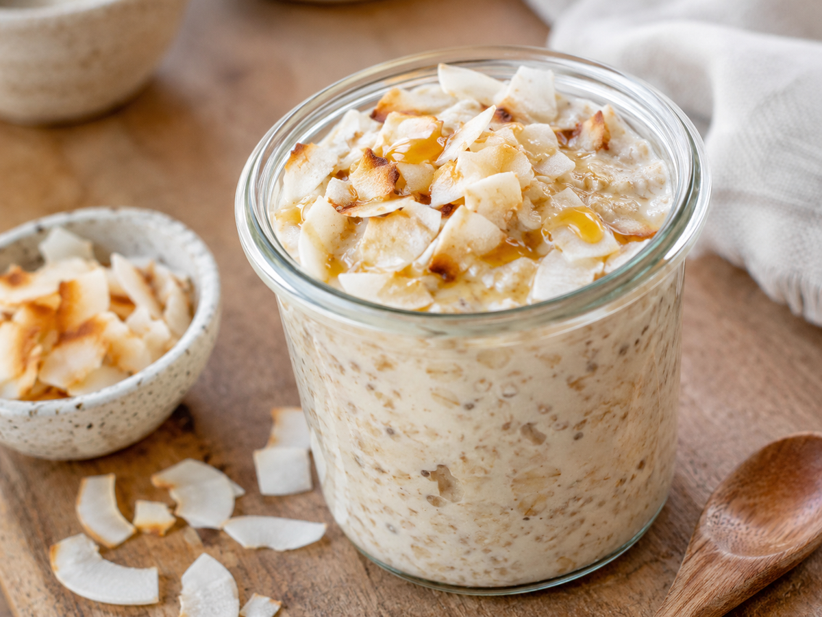 Coconut overnight oats