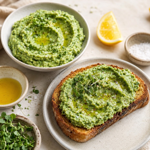 Avocado Green Spread with spirulina